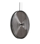 Nowodvorski AURA LED Lampy wiszące LED zintegrowany  3000K Dymiony Czarny 12231
