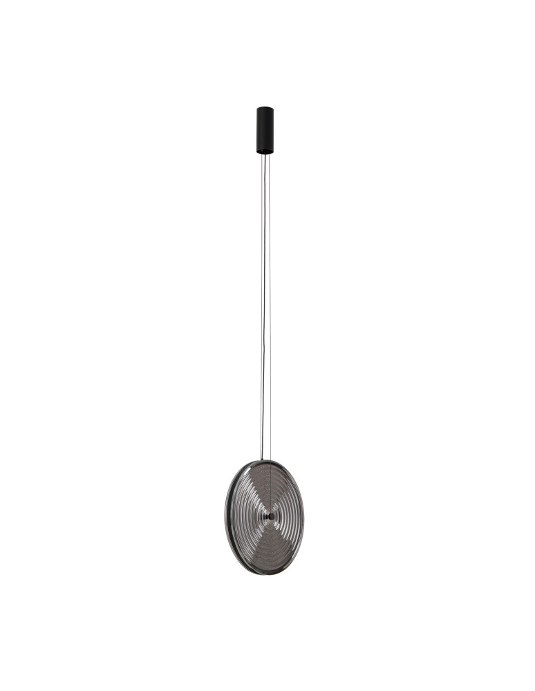 Nowodvorski AURA LED Lampy wiszące LED zintegrowany  3000K Dymiony Czarny 12231