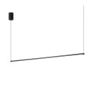 Lampy wiszące nad wyspę - Ideal Lux Lampa Wisząca ESSENCE SP ROUND NERO 3000K Czarny 285092 - produkt 1