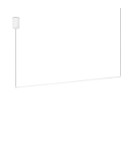 Pendant lamps over the island - Ideal Lux Lampa Wisząca ESSENCE SP ROUND BIANCO 3000K Biały 285085 - product 1