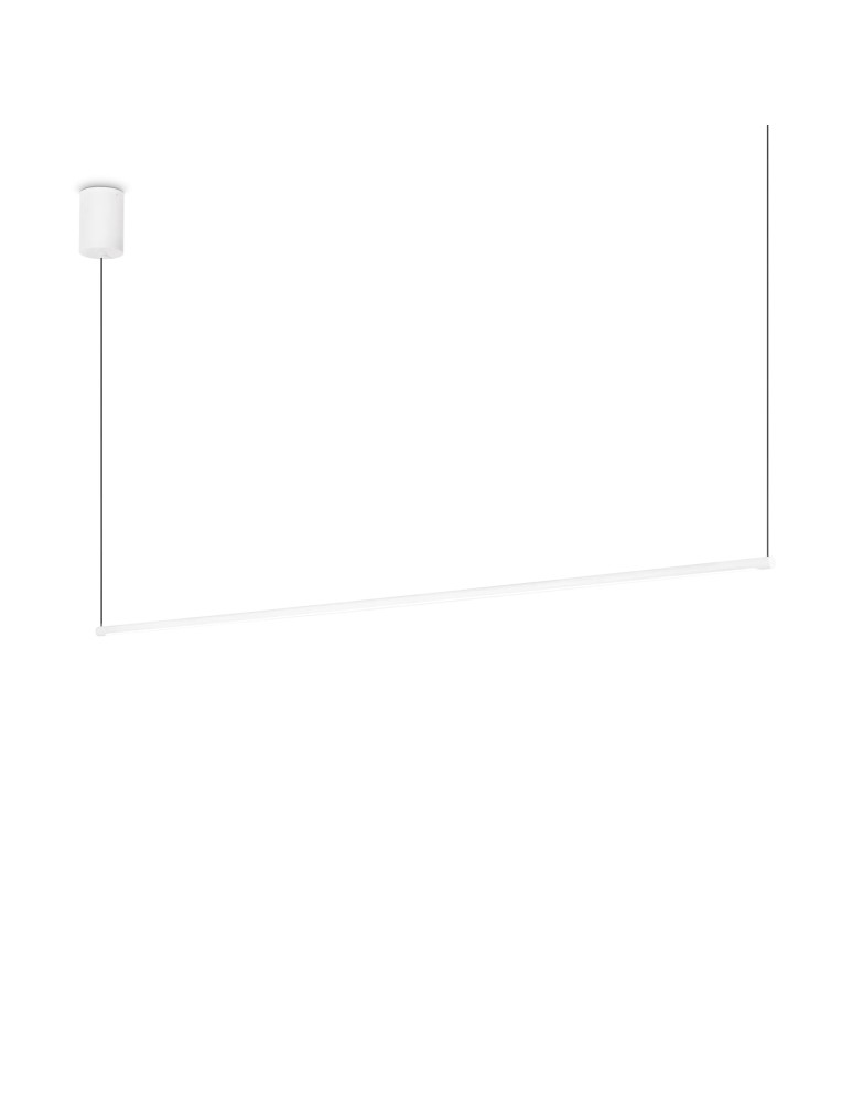 Pendant lamps over the island - Ideal Lux Lampa Wisząca ESSENCE SP ROUND BIANCO 3000K Biały 285085 - product kolory-swiatla.pl 1