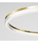 Pendant lamps circles - Ideal Lux Lampa Wisząca CROWN SP D60 OTTONE Mosiądz 314938 - product 2