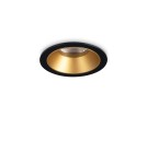LED flush-mounted lamps - Ideal Lux Lampa Wpuszczana GAME TRIM ROUND 5.5W 3000K NE OR Czarny/Złoty 349077 - product 1