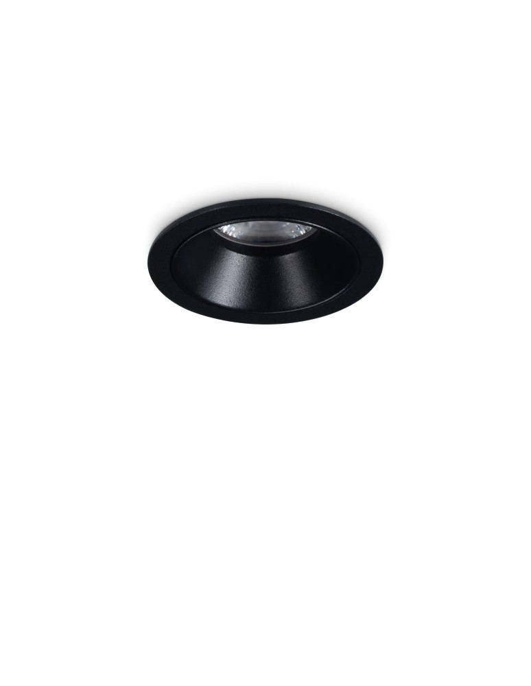 Lampy podtynkowe LED - Ideal Lux Lampa Wpuszczana GAME TRIM ROUND 5.5W 3000K NE NE Czarny 349060 - produkt kolory-swiatla.pl 1