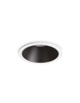 Ideal Lux Lampa Wpuszczana GAME TRIM ROUND 11W 3000K BI NE Biały/Czarny 192277