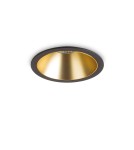 LED flush-mounted lamps - Ideal Lux Lampa Wpuszczana GAME TRIM ROUND 11W 3000K NE OR Czarny/Złoty 192345 - product 1