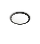 LED flush-mounted lamps - Ideal Lux Lampa Wpuszczana GAME TRIM ROUND 11W 3000K NE BI Czarny/Biały 192338 - product 1
