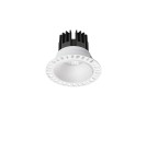 Frameless flush-mounted lamps - trimless - Ideal Lux Lampa Wpuszczana GAME TRIMLESS ROUND 11W 3000K BI Biały/Czarny 319667 - product 1