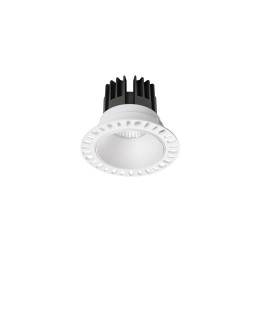 Ideal Lux Lampa Wpuszczana GAME TRIMLESS ROUND 11W 3000K BI Biały/Czarny 319667