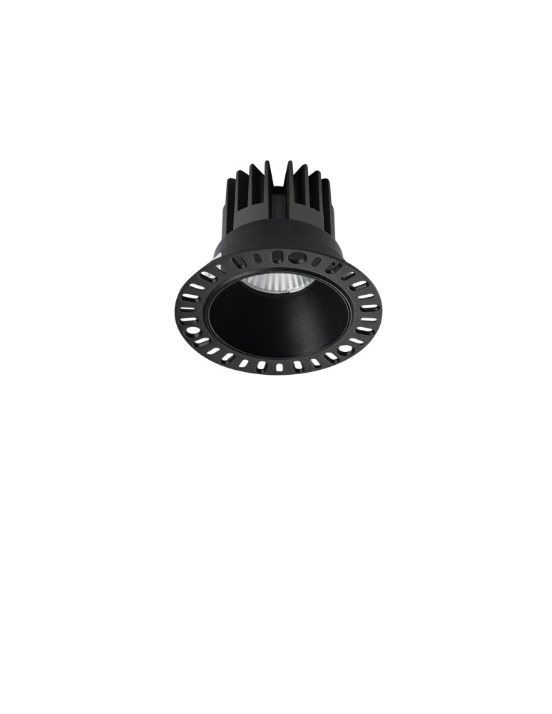 Frameless flush-mounted lamps - trimless - Ideal Lux Lampa Wpuszczana GAME TRIMLESS ROUND 11W 3000K NE Czarny 319650 - product kolory-swiatla.pl 1
