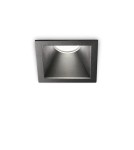 Lampy podtynkowe LED - Ideal Lux Lampa Wpuszczana GAME TRIM SQUARE 11W 3000K NE NE Czarny 192383 - produkt 1