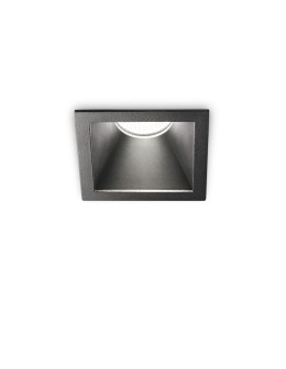 Ideal Lux Lampa Wpuszczana GAME TRIM SQUARE 11W 3000K NE NE Czarny 192383