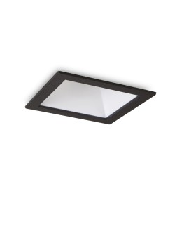 Ideal Lux Lampa Wpuszczana GAME TRIM SQUARE 11W 3000K NE BI Czarny/Biały 192406