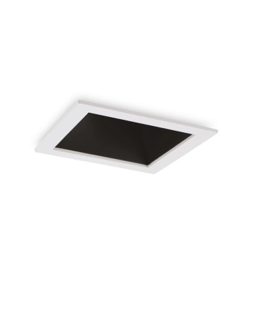 Ideal Lux Lampa Wpuszczana GAME TRIM SQUARE 11W 3000K BI NE Biały/Czarny 192352