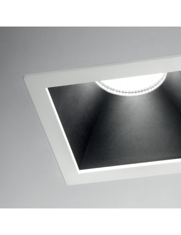 Ideal Lux Lampa Wpuszczana GAME TRIM SQUARE 11W 3000K BI NE Biały/Czarny 192352 - product 2