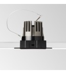 Frameless flush-mounted lamps - trimless - Ideal Lux Lampa Wpuszczana GAME TRIMLESS SQUARE 11W 3000K BI Biały/Czarny 319681 - product 3