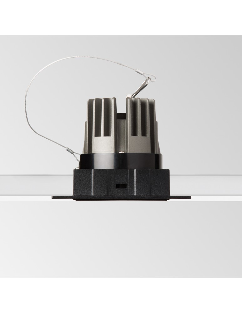 Frameless flush-mounted lamps - trimless - Ideal Lux Lampa Wpuszczana GAME TRIMLESS SQUARE 11W 3000K BI Biały/Czarny 319681 - product kolory-swiatla.pl 3