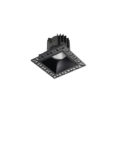 Ideal Lux Lampa Wpuszczana GAME TRIMLESS SQUARE 11W 3000K NE Czarny 319674