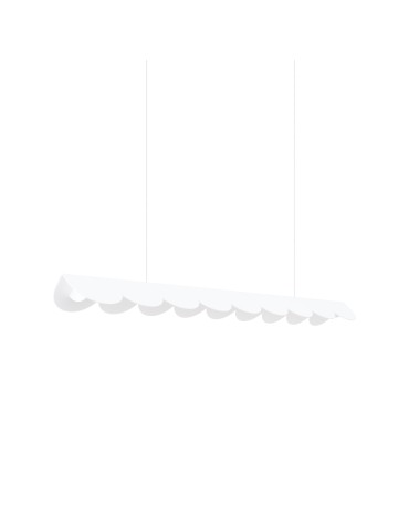 Thoro Lampa wisząca BISCUIT 100 biała LED 3000K TH.663