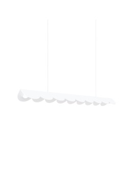 Thoro Lampa wisząca BISCUIT 100 biała LED 3000K TH.663