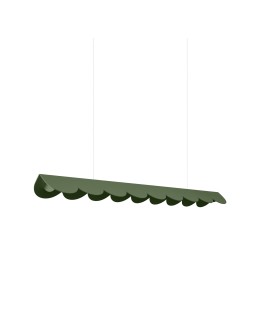 Thoro Lampa wisząca BISCUIT 100 zielona oliwka LED 3000K TH.666