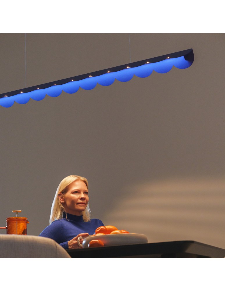 Thoro Lampa wisząca BISCUIT 100 ultramaryna LED 4000K TH.671