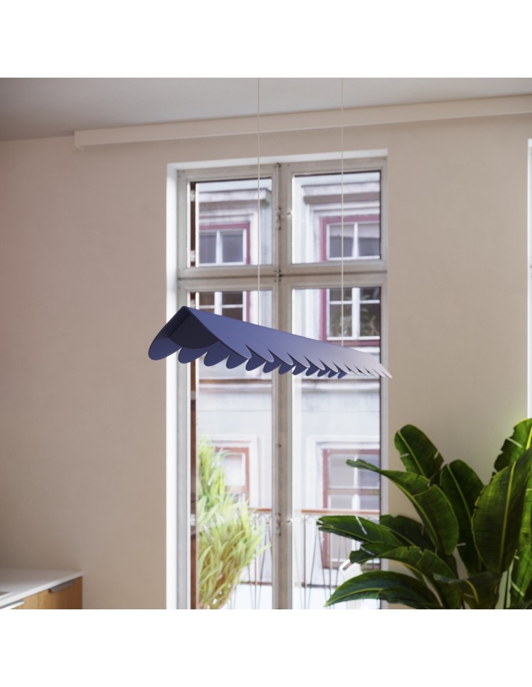Thoro Lampa wisząca BISCUIT 100 ochra czerwona LED 4000K TH.675