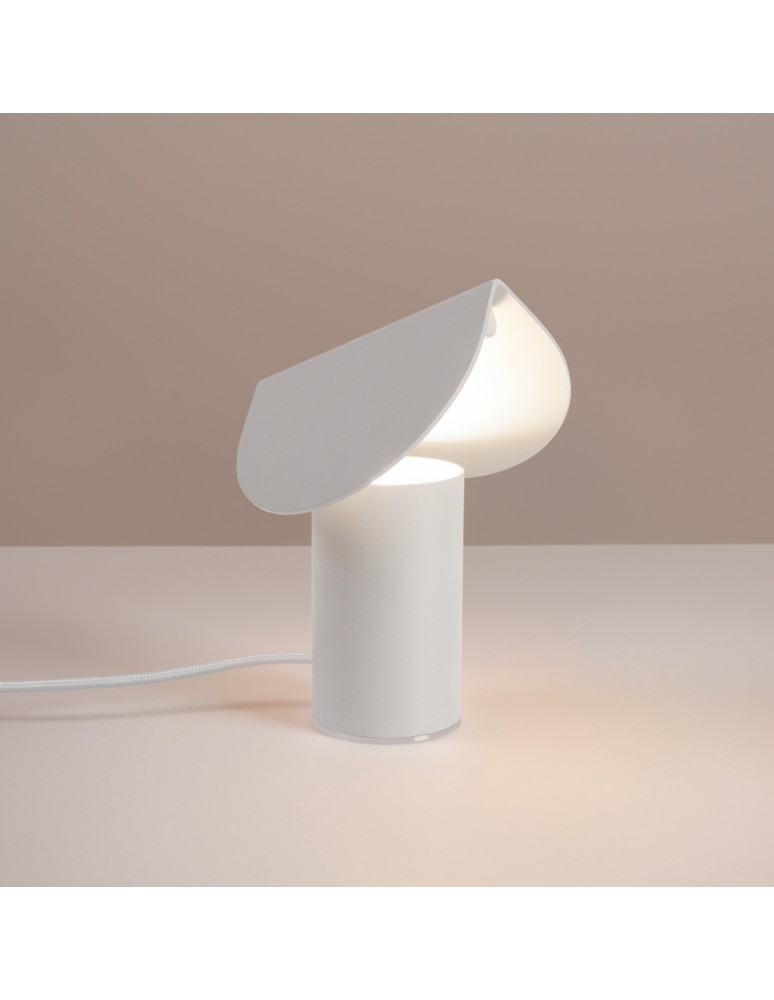 Thoro Lampa biurkowa BISCUIT biała LED 3000K TH.689
