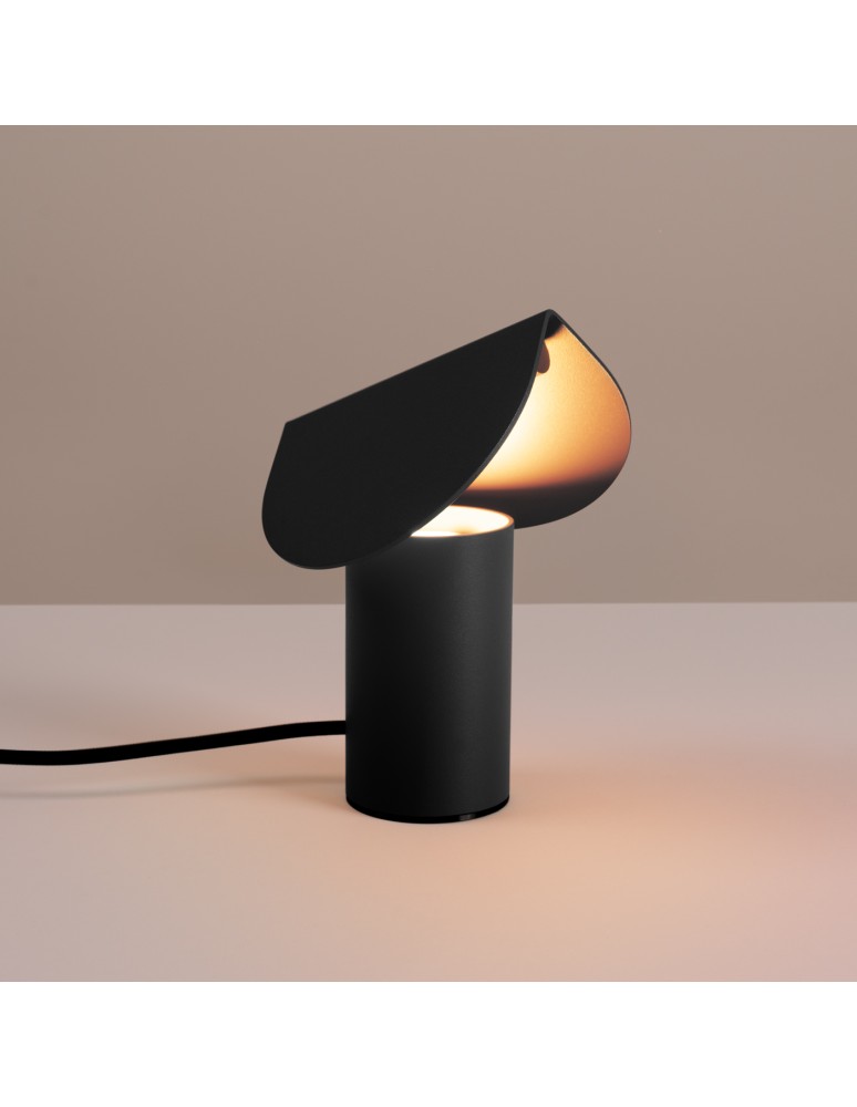 Thoro Lampa biurkowa BISCUIT czarna LED 3000K TH.690