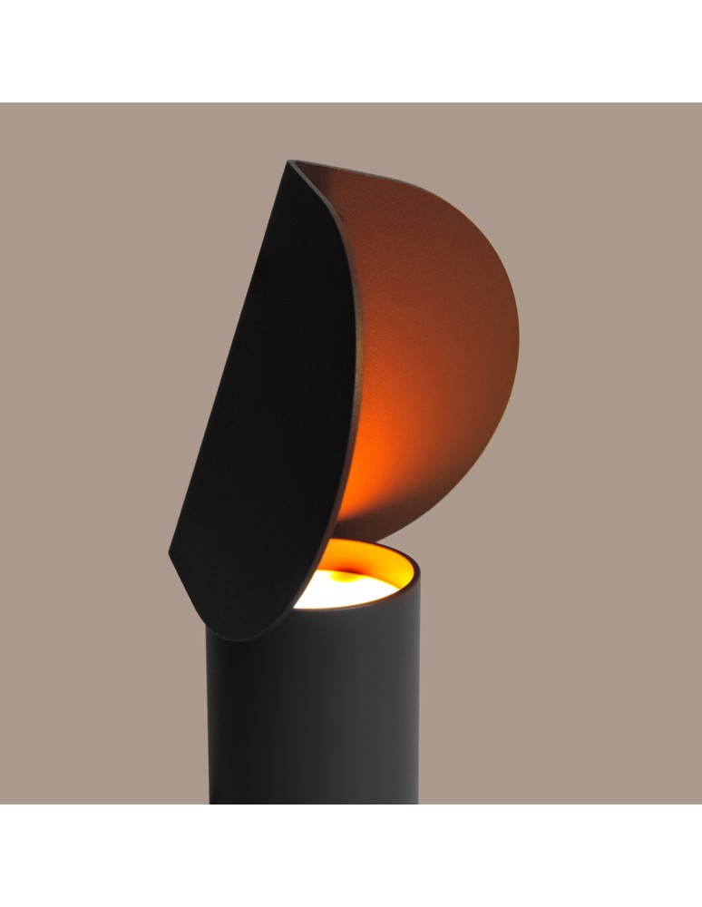 Thoro Lampa biurkowa BISCUIT czarna LED 3000K TH.690