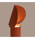 Thoro Lampa biurkowa BISCUIT ochra czerwona LED 3000K TH.691