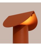 Thoro Lampa biurkowa BISCUIT ochra czerwona LED 3000K TH.691