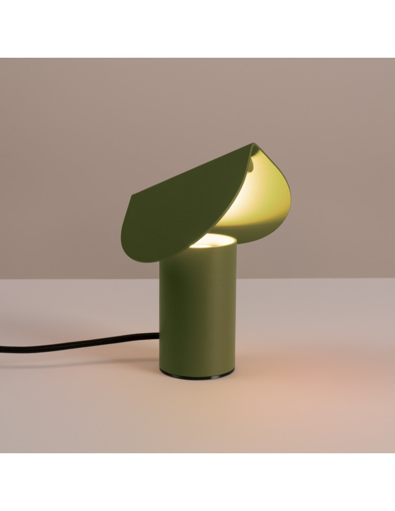 Thoro Lampa biurkowa BISCUIT zielona oliwka LED 3000K TH.692