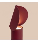 Thoro Lampa biurkowa BISCUIT burgund LED 3000K TH.693
