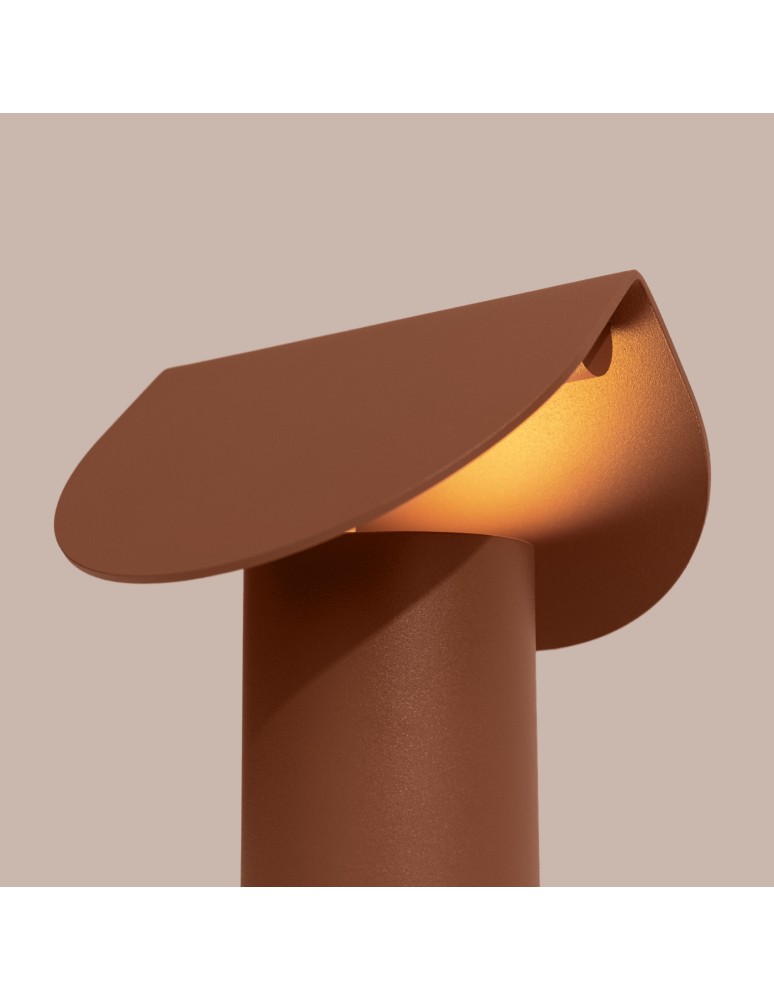Thoro Lampa biurkowa BISCUIT mocca LED 3000K TH.695