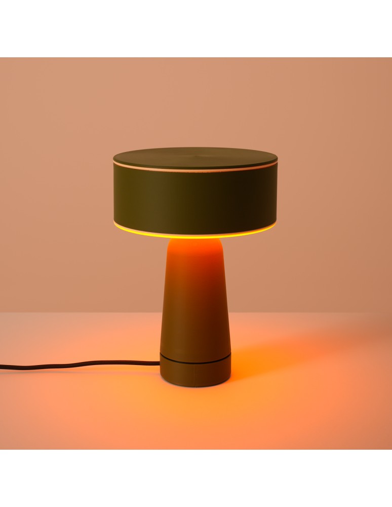 Thoro Lampa biurkowa AXO zielona oliwka TH.697