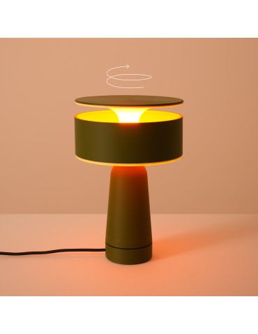 Thoro Lampa biurkowa AXO zielona oliwka TH.697
