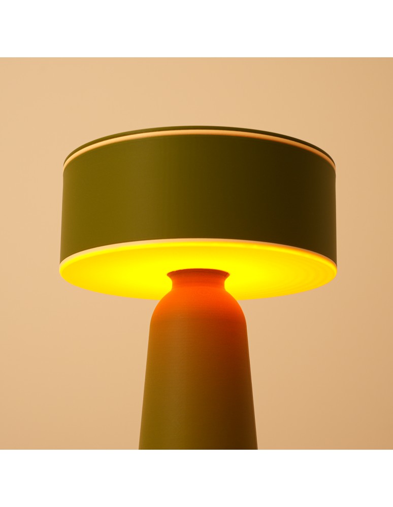 Thoro Lampa biurkowa AXO zielona oliwka TH.697