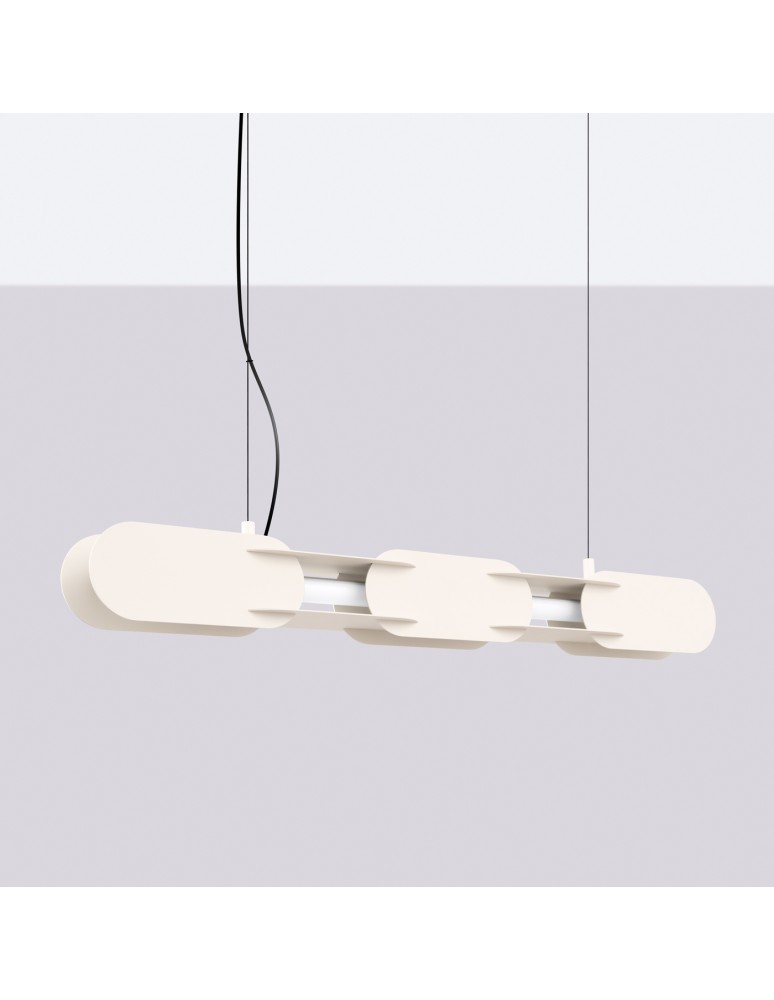 Thoro Lampa wisząca CHAIN 91 beżowa LED 3000K TH.704