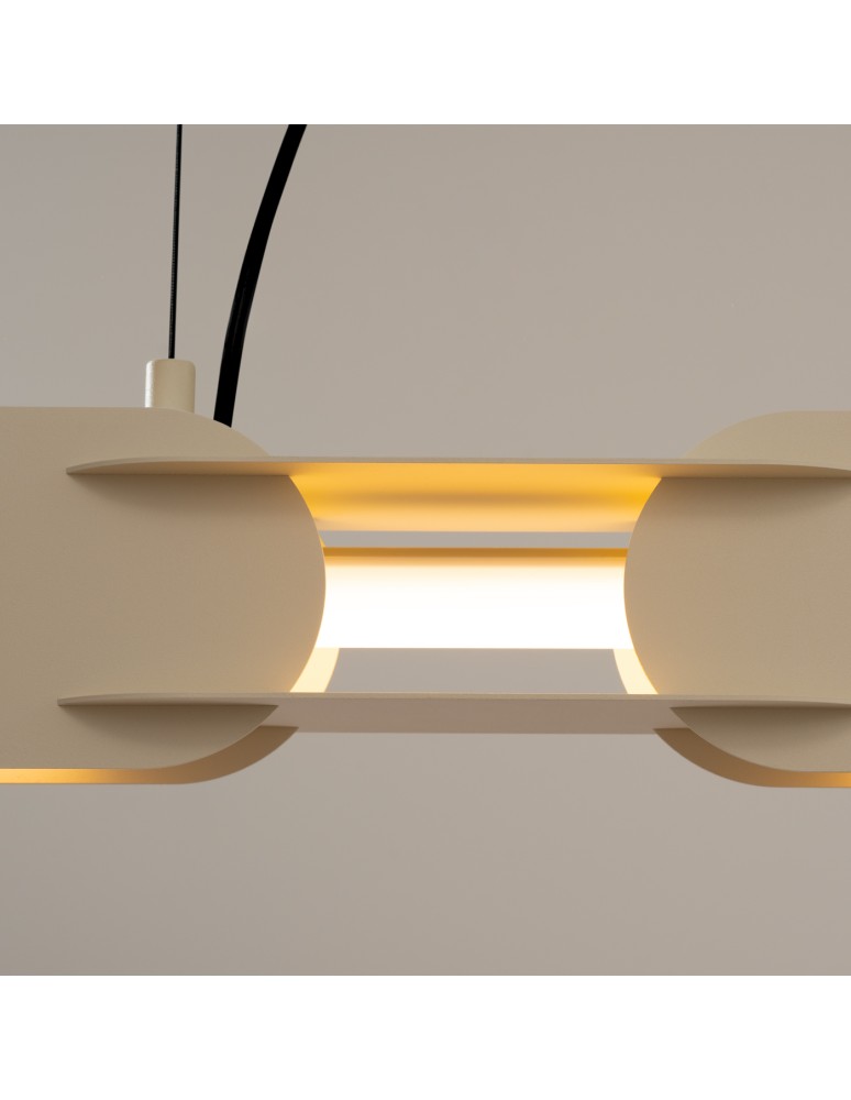 Thoro Lampa wisząca CHAIN 91 beżowa LED 3000K TH.704