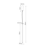 Thoro Lampa wisząca TRANG 75 brązowa LED 4000K TH.711