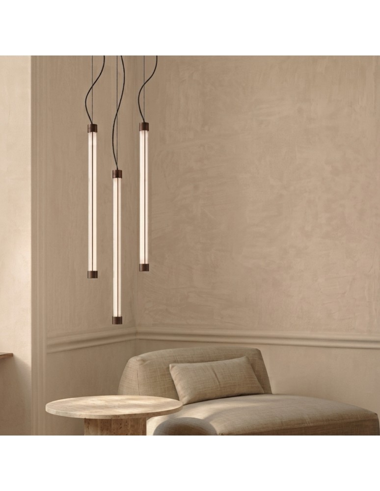 Thoro Lampa wisząca TRANG 75 brązowa LED 4000K TH.711