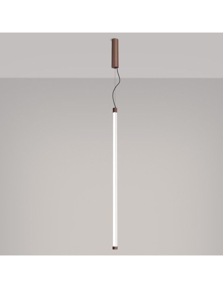 Thoro Lampa wisząca TRANG 100 brązowa LED 4000K TH.712