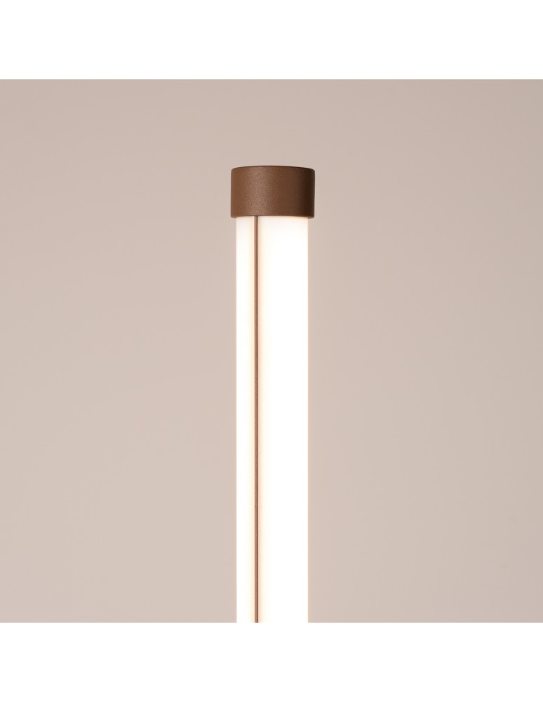 Thoro Lampa podłogowa TRANG brązowa 3000K TH.718