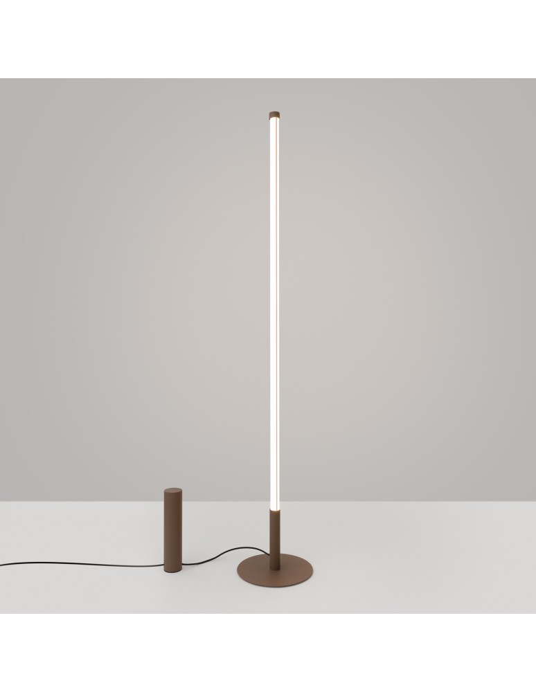 Thoro Lampa podłogowa TRANG brązowa 4000K TH.719