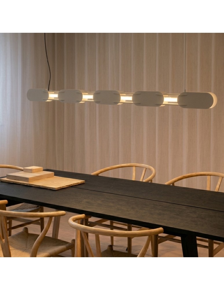 Thoro Lampa wisząca CHAIN 158 beżowa LED 3000K TH.720