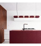 Thoro Lampa wisząca CHAIN 158 beżowa LED 3000K TH.720