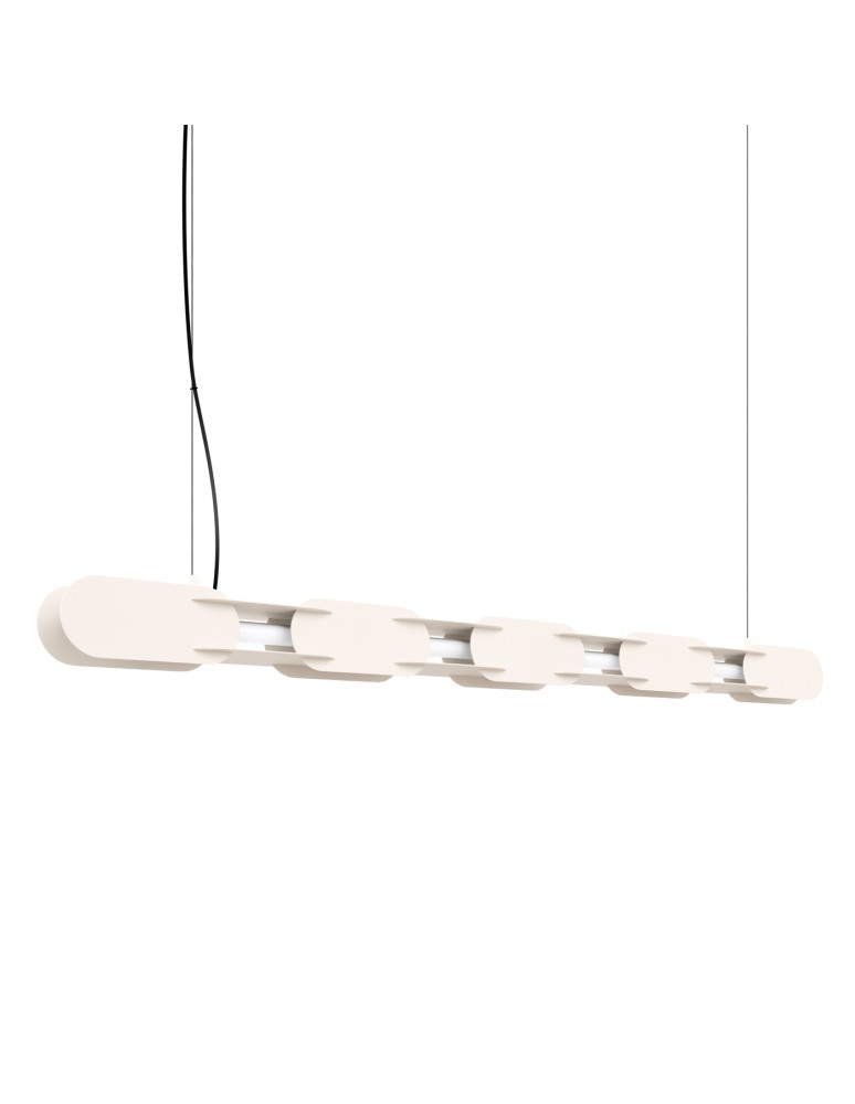 Thoro Lampa wisząca CHAIN 158 beżowa LED 4000K TH.721