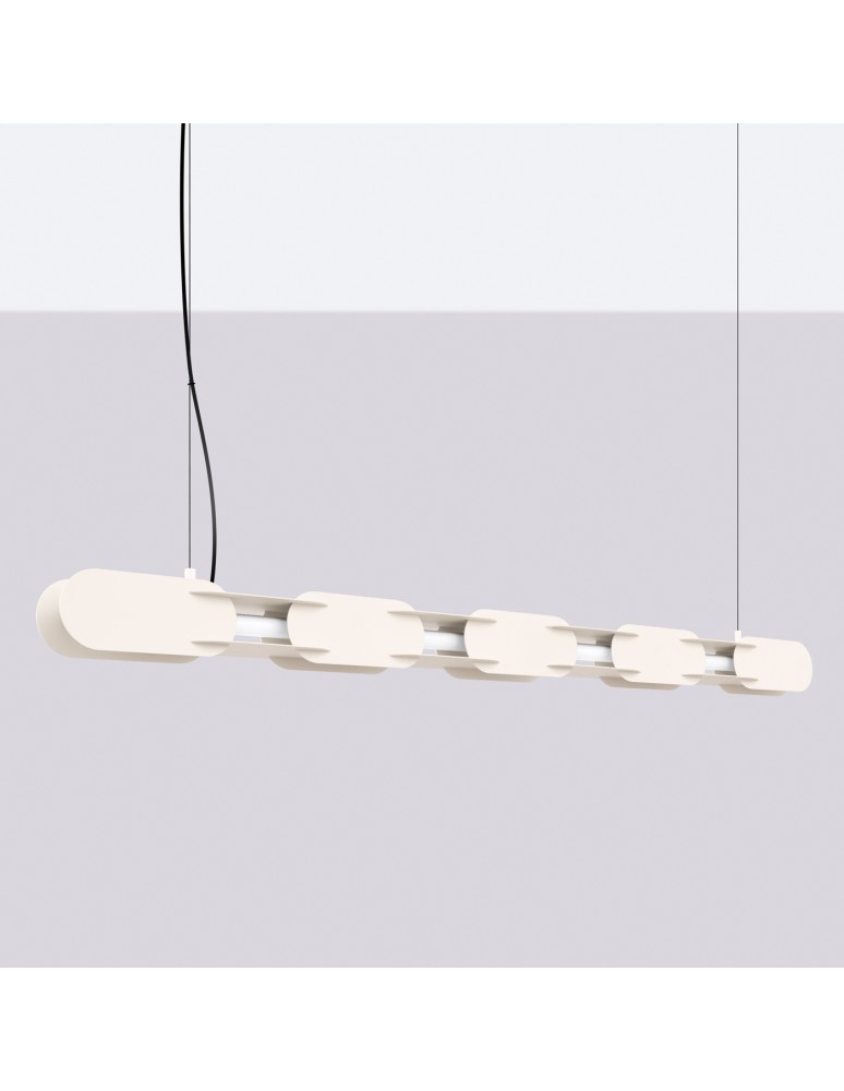 Thoro Lampa wisząca CHAIN 158 beżowa LED 4000K TH.721
