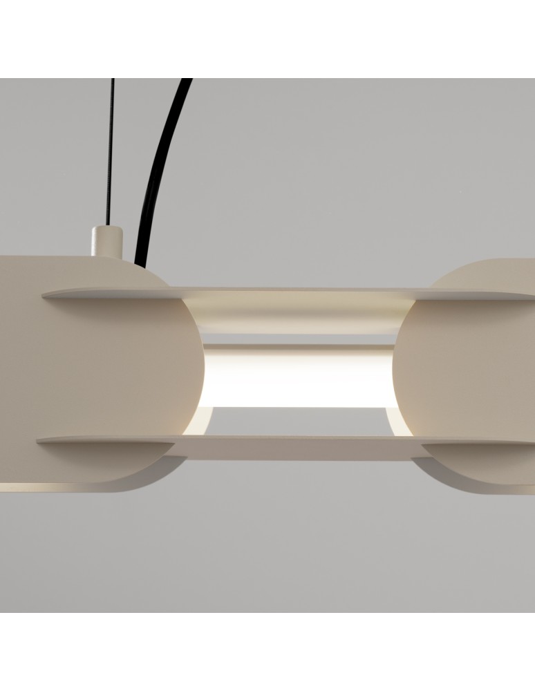 Thoro Lampa wisząca CHAIN 158 beżowa LED 4000K TH.721
